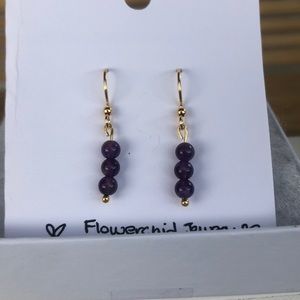 Handmade ❤️ Amethyst Earrings